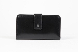 Bosca Checkbook Clutch Svarta | USEND96024
