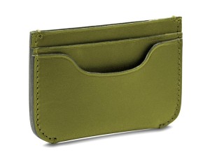 Bosca Front Pocket Card Case Gröna | ESEHC32403