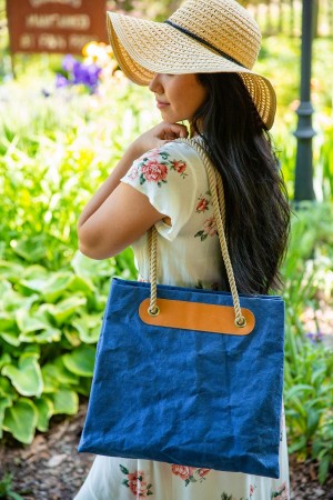 Bosca La Carta Beach Tote Blå | SEJZR48326
