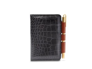 Bosca Vintage Crocco Field Journal Svarta | BSESD67200