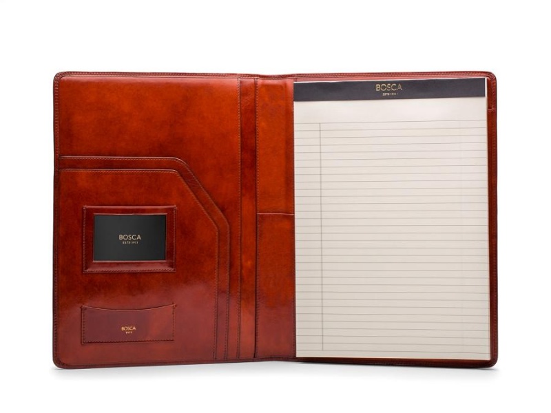 Bosca Deluxe Läder Portfolio Bruna | XSEBH55397