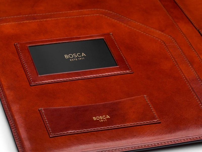 Bosca Deluxe Läder Portfolio Bruna | XSEBH55397