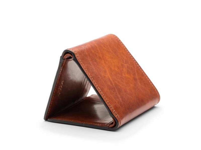 Bosca Double I.D. Trifold Wallet Bruna | MSEFT94204