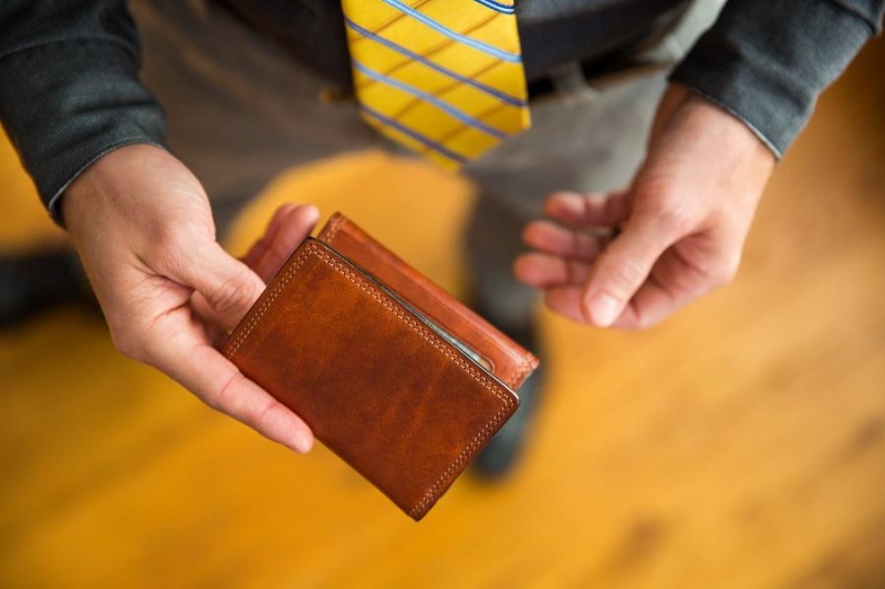 Bosca Double I.D. Trifold Wallet Bruna | MSEFT94204