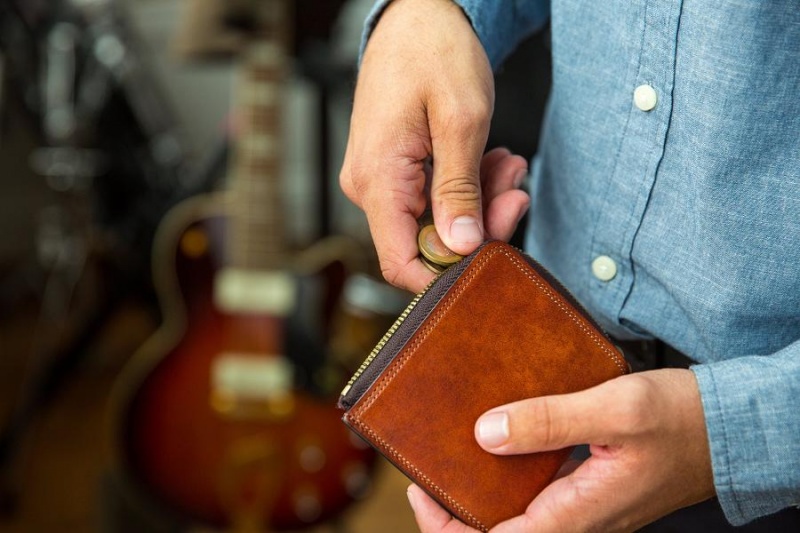 Bosca Euro Zip Wallet Bruna | XSEGW92383