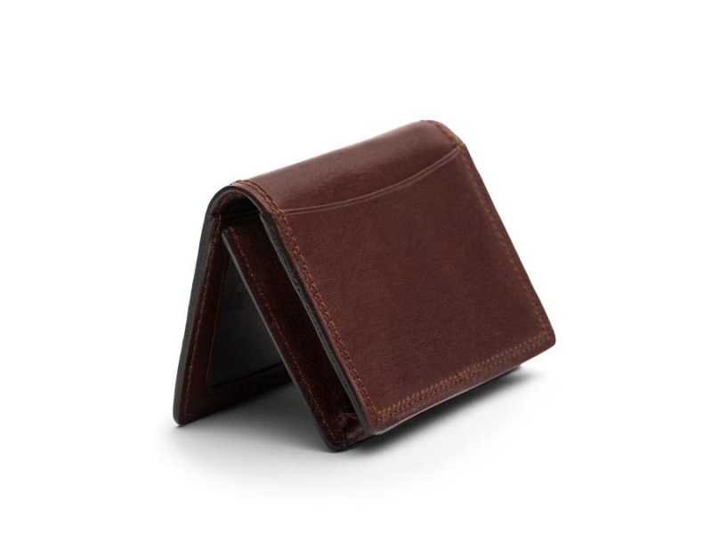 Bosca Full Gusset, 2 pkt Card Case W/ I.D. Bruna | QSEUV84424