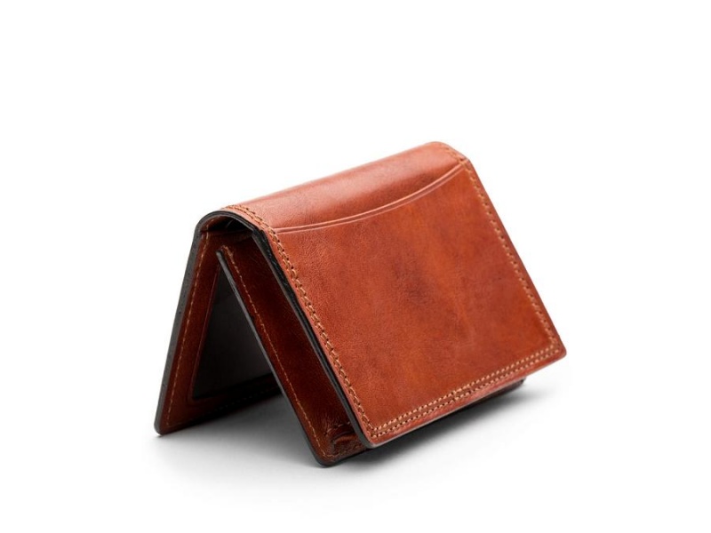 Bosca Full Gusset, 2 pkt Card Case W/ I.D. Bruna | QSEUV84424