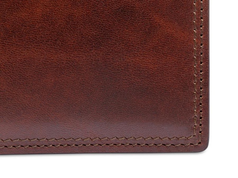 Bosca Italia Dolce Small Bifold Wallet Bruna | YSEVQ38705