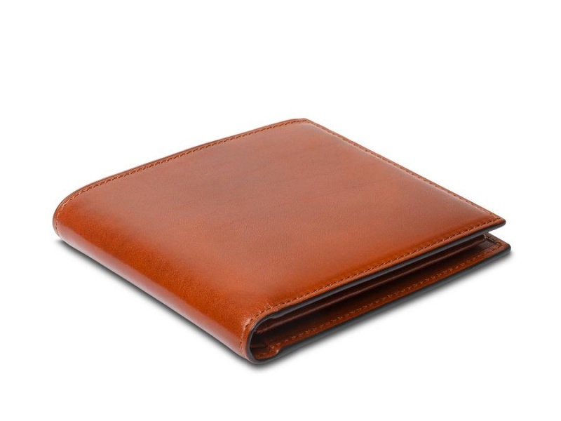 Bosca Italia Euro Size 8 Pocket Deluxe Executive Wallet - RFID Bruna | SSEVO55757