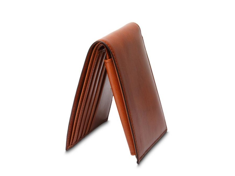 Bosca Italia Euro Size Credit Wallet w/I.D. Passcase - RFID Bruna | USEND99340