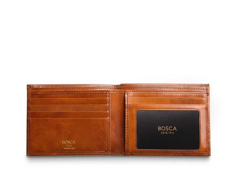 Bosca Italia Executive I.D. Wallet Bruna | YSEVQ52779