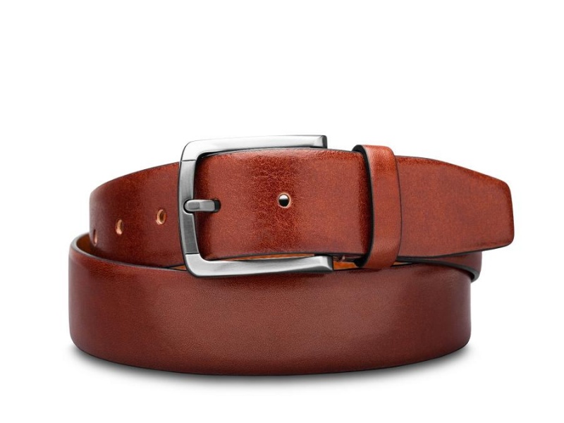 Bosca Napoli Belt Bruna | GSEEC37319