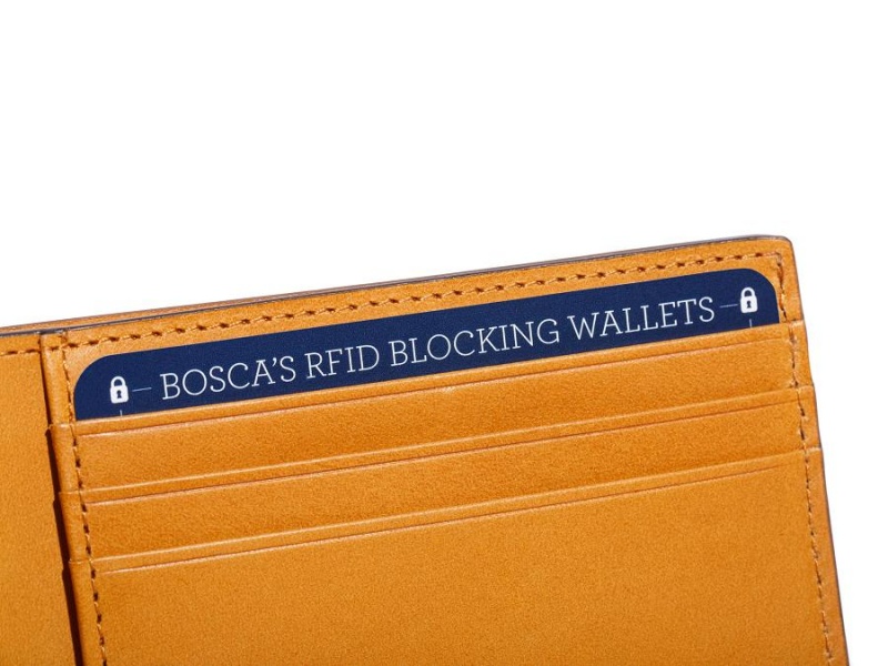 Bosca Small Bifold Wallet - RFID Gula | SECVG26836