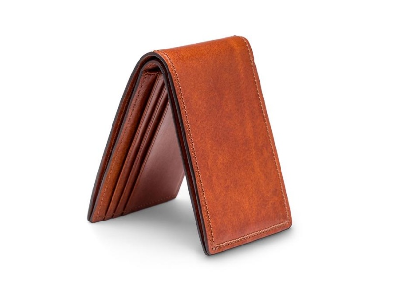 Bosca Small Bifold Wallet with Guitar Pick Pocket Bruna | ASEWC69431